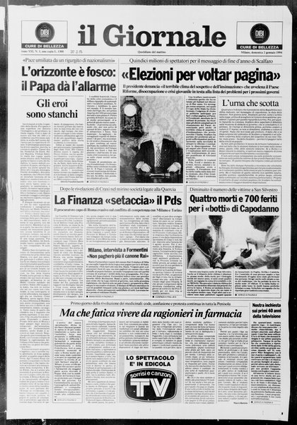 Il giornale : quotidiano del mattino